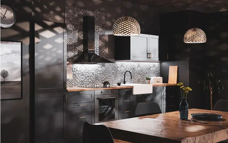 zone d'ombre dans la cuisine